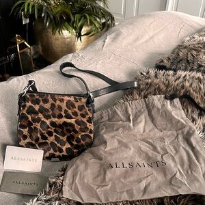 All Saints Leopard 🐆 cross body bag